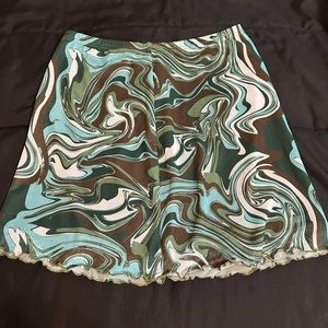 Marble Mini Skirt